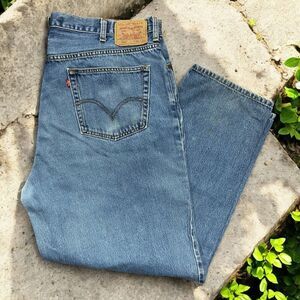 Levi's 560 Vintage Comfort Fit Baggy Denim Blue Jeans Men's Size 42 x 32